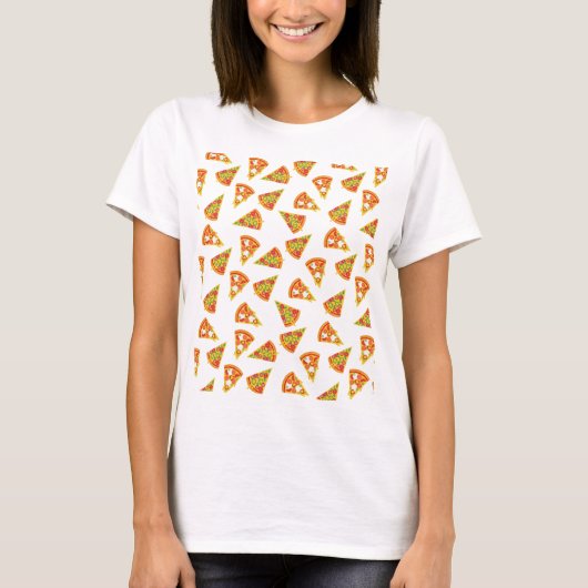 T-shirt Aime la pizza (Devant)