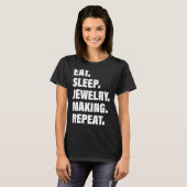T-shirt Aime Le Processus Répété Manger La Bijouterie Du S (Devant entier)