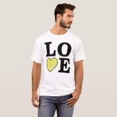 T-shirt Aime le tennis (Devant entier)
