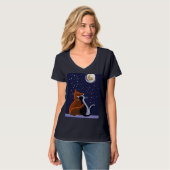 T-shirt Aime les chats (Devant entier)