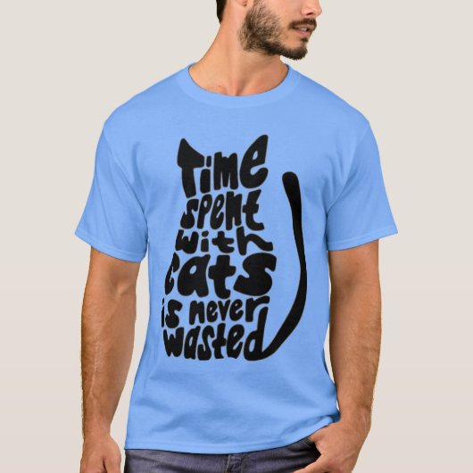 T-shirt aime les chats rétro (Devant)