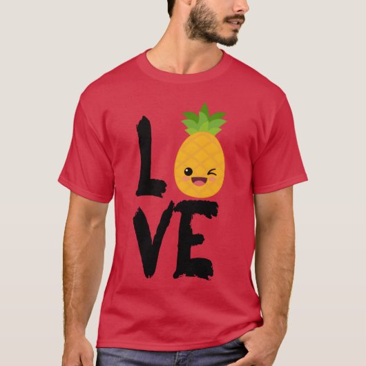 T-shirt Aime les fruits ami (Devant)