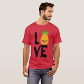T-shirt Aime les fruits ami (Devant entier)