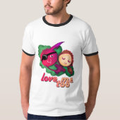 T-shirt aime moi aussi (Devant)