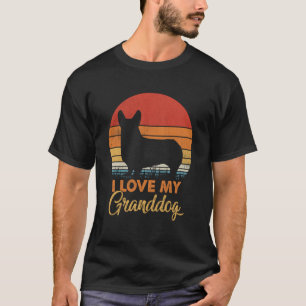 T-shirt Aime mon grand chien Pembroke Welsh Corgi grands-p
