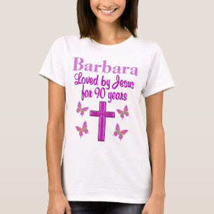 T-SHIRT AIMÉ PAR JÉSUS PENDANT 90 ANS PERSONNALISÉ T SHIRT