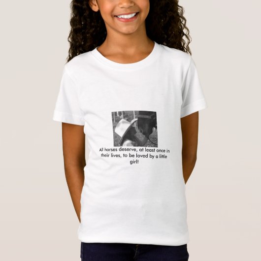 T-Shirt Aimé par une petite fille (Devant)