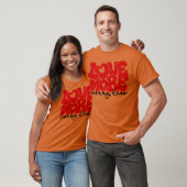 T-shirt Aime plus, inquiète moins ami (Unisexe)