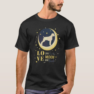 T-shirt Aimer Allemand Pointeur À poils durs À La Lune