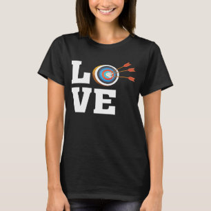 T-shirt Aimer Archer Archer Cible Flèche fléchée
