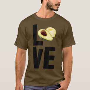 T-shirt Aimer Avocado Drôle Avocado Fruit Women