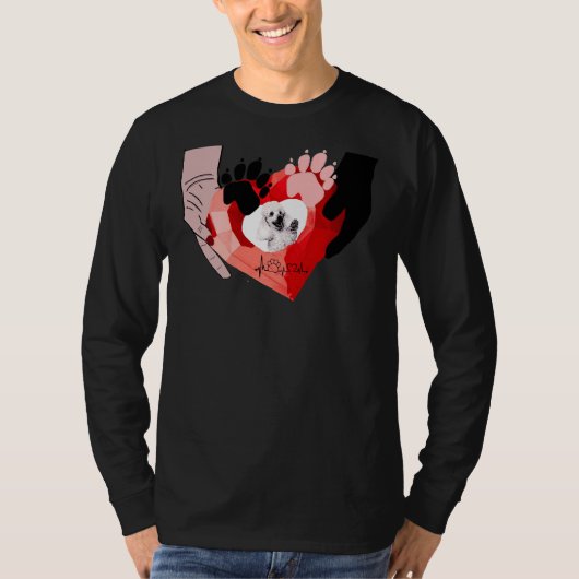 T-shirt aimer caniche (Devant)