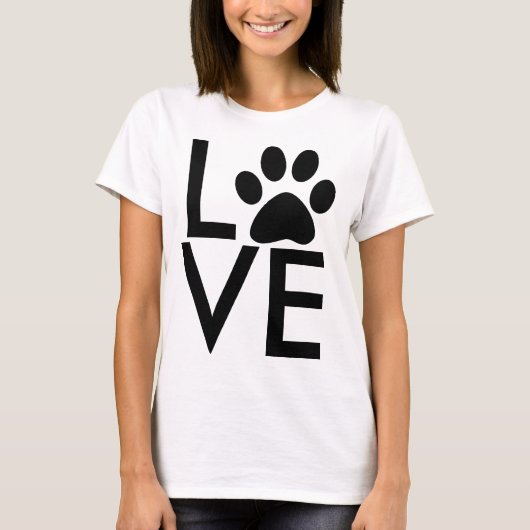 T-shirt Aimer Chien (Devant)