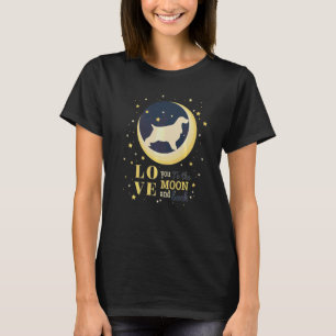 T-shirt Aimer Cocker Chien Espagnol À La Lune