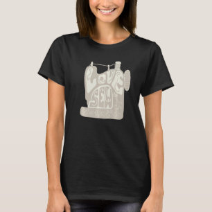 T-shirt Aimer Coudre Machine À Coudre Vintage Seamstres