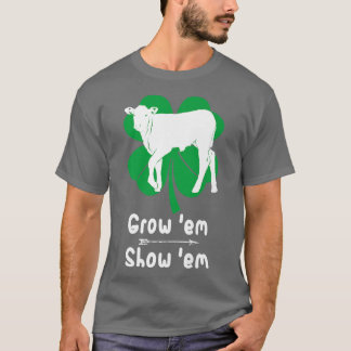 T-shirt Aimer Cultivant le veau, Montrer le bétail fermier