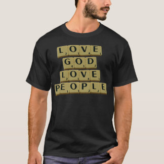 T-shirt Aimer Dieu Aimer les gens