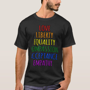T-shirt Aimer Droits à l'égalité Hommes Égaux Femmes Suppo