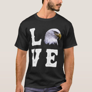 T-shirt Aimer Eagles Bald US Eagle Bird 1