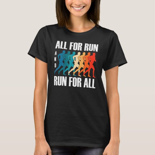 T-shirt Aimer exécuter un devis Motivationnel Exécuter (Devant)