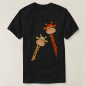 T-shirt Aimer Giraffes Giraffe Amateurs Giraffe (Design devant)