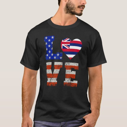 T-shirt Aimer Hawaii (Devant)