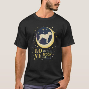 T-shirt Aimer Italien Mastiff Cane Corso À La Lune