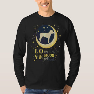 T-shirt Aimer Italien Mastiff Cane Corso À La Lune