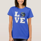 T-shirt Aimer la planète Terre Protection De l'environneme (Devant)