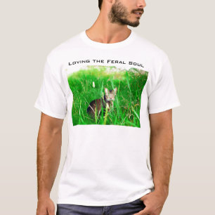 T-shirt Aimer l'âme sauvage de chat