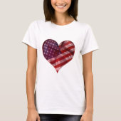 T-shirt Aimer l'Amérique (Devant)