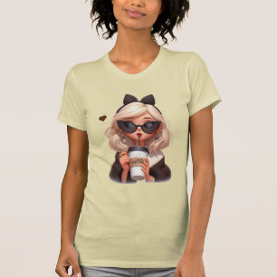 T-shirt Aimer le café