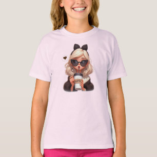 T-shirt Aimer le café