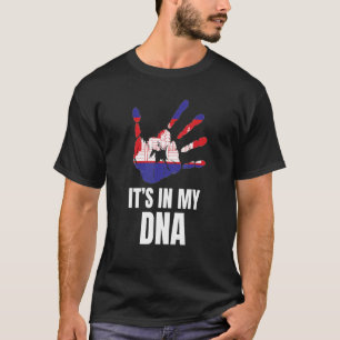 T-shirt Aimer Le Cambodge C'Est Dans Ma Famille Dna Cambod
