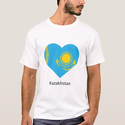 T-shirt Aimer le Kazakhstan (Devant)