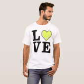 T-shirt Aimer le tennis (Devant entier)