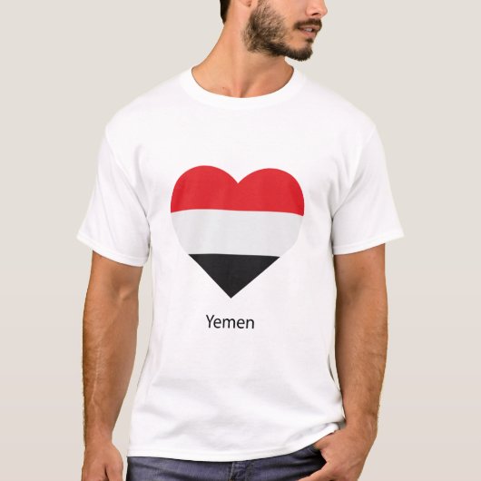 T-shirt Aimer le Yémen (Devant)