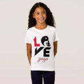 T-Shirt Aimer le yoga (Devant entier)