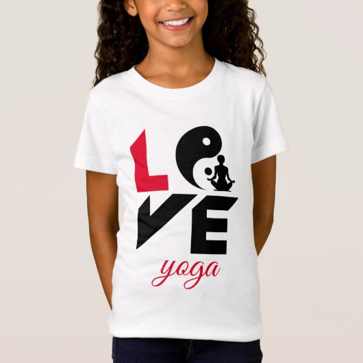 T-Shirt Aimer le yoga (Devant)