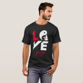 T-shirt Aimer le yoga (Devant entier)