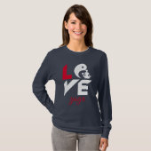 T-shirt Aimer le yoga (Devant entier)