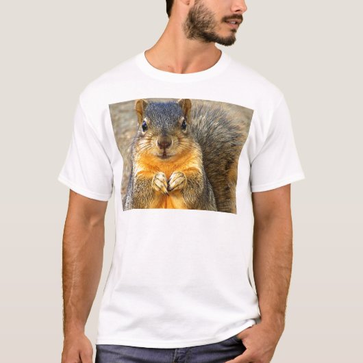T-shirt Aimer l'écureuil_ (Devant)