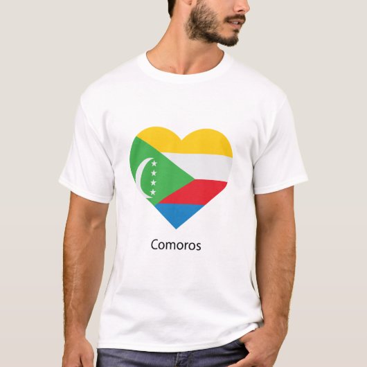 T-shirt Aimer les Comores (Devant)