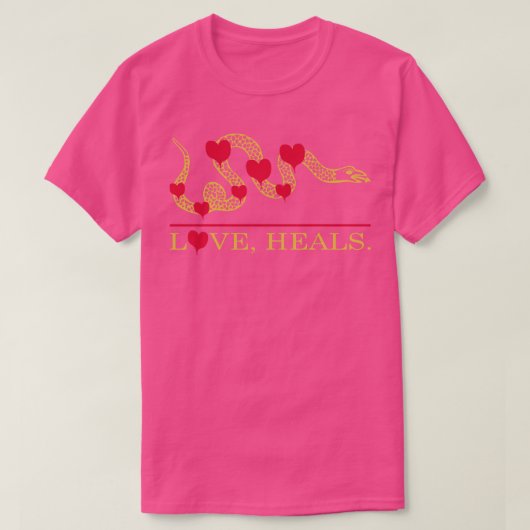 T-shirt Aimer les guérisons (Design devant)
