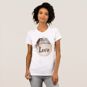 T-shirt Aimer les hiboux (Devant entier)