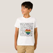 T-shirt Aimer les langues étrangères (Devant entier)