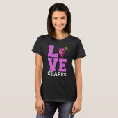 T-shirt Aimer les raisins (Devant entier)