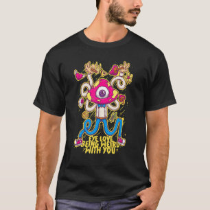 T-shirt Aimer Les Yeux Être Étrange Champion Psychédélique
