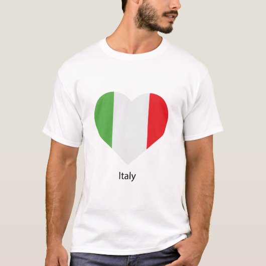 T-shirt Aimer l'Italie (Devant)
