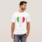 T-shirt Aimer l'Italie (Devant entier)